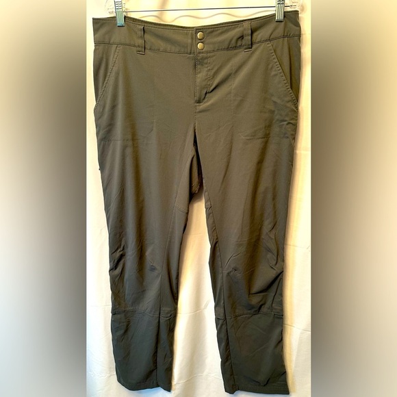 Columbia Gray Omni Shield Advanced Repellency Outdoor Pants Women’s Size 14 R - Picture 1 of 12